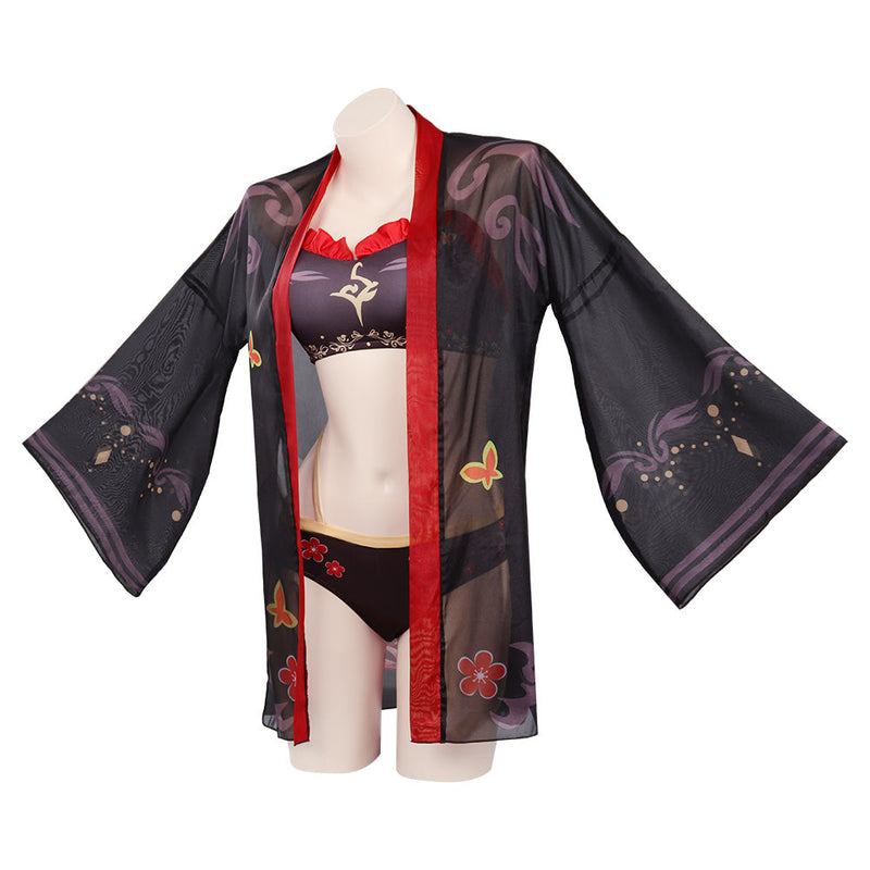 Genshin Impact Hutao Original Design Swimsuit Cosplay Costume