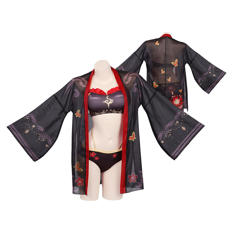 Genshin Impact Hutao Original Design Swimsuit Cosplay Costume