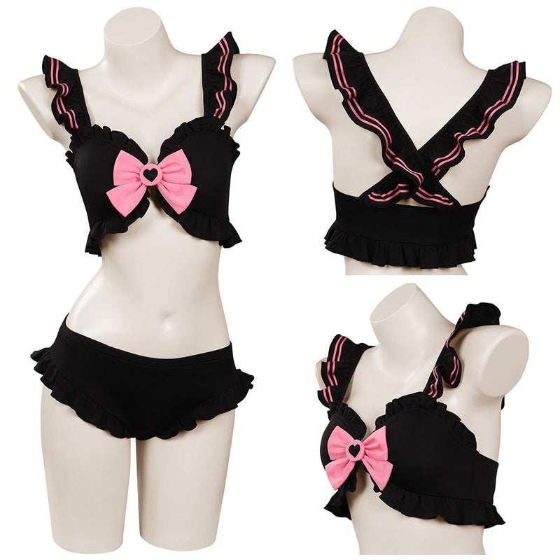 Sailor Moon Chibiusa Cosplay Costumes Original Design Bikini Top Shorts Swimsuit