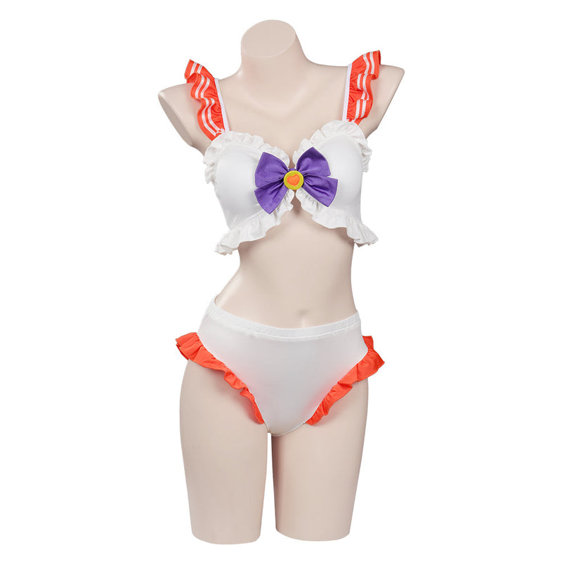 Sailor Moon Aino Minako Original Design Swimwear  Cosplay Costume Bikini Top Shorts Outfitscossky®