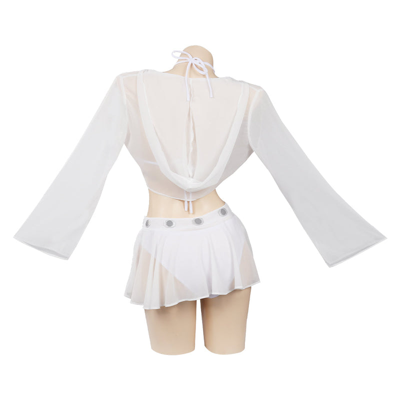 Star Wars: Princess Leia Original Design Cosplay Costume Swimsuit Skirt Cloak Outfits