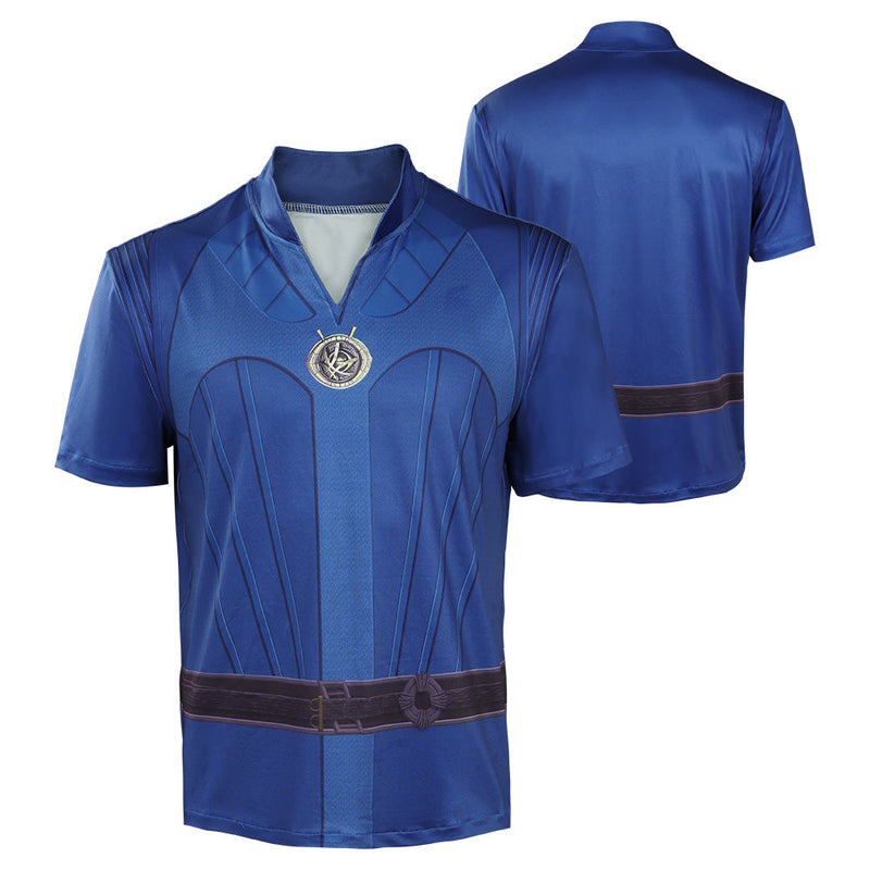 Doctor Strange in the Multiverse of Madness Doctor Strange Blue Cosplay Costumes T-shirt