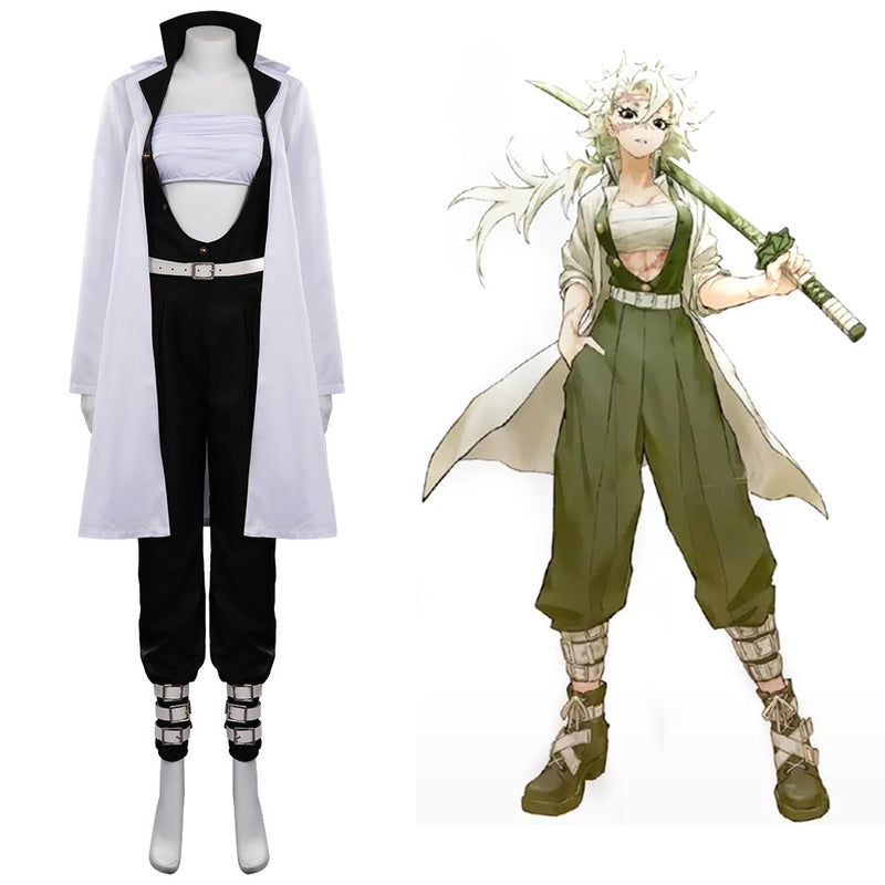 Demon Slayer Shinazugawa Sanemi Cosplay Costume Outfits Halloween Carnival Suit