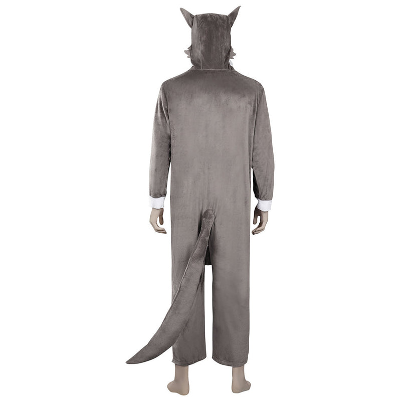 The Bad Guys Wolf Cosplay Costume Sleepwear Jumpsuit Pajamas