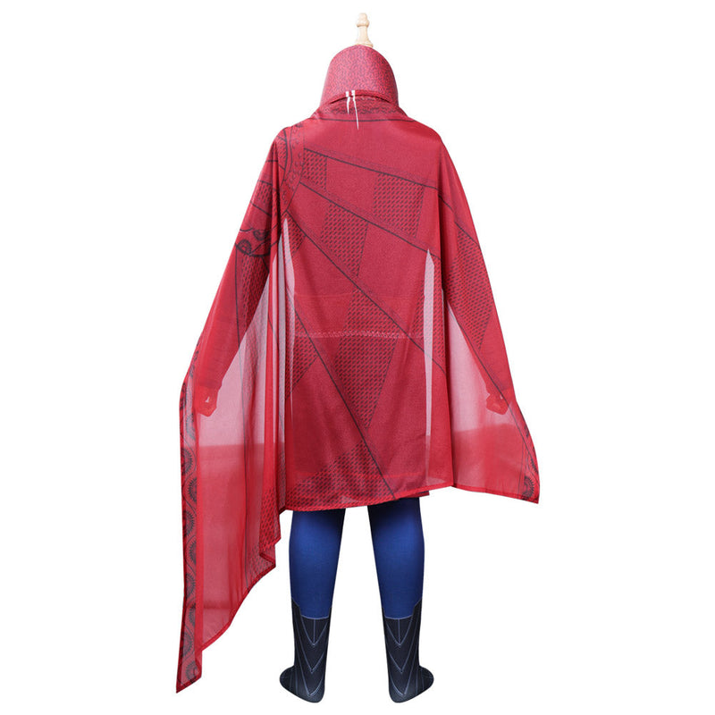 Kids Children Doctor Strange in the Multiverse of Madness - Doctor Strange Cosplay Costume Jumpsuit Cloak