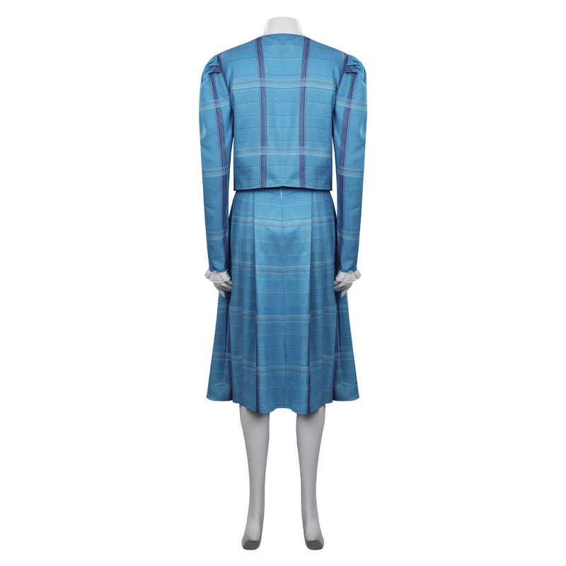 Stranger Things Season 4 (2022) Nancy Wheeler Retro Dress Cosplay Costume Outfits Halloween Carnival Suit