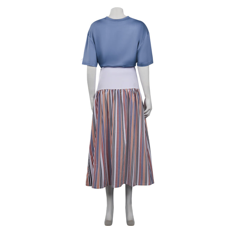 Stranger Things Season 4 (2022) Nancy Wheeler Shirt Skirt Cosplay Costume Outfits Halloween Carnival Suit