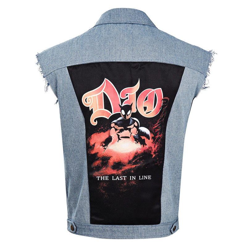 Stranger Things Season 4 (2022) Steve Harrington Cowboy Vest Retro Denim Vest Jacket