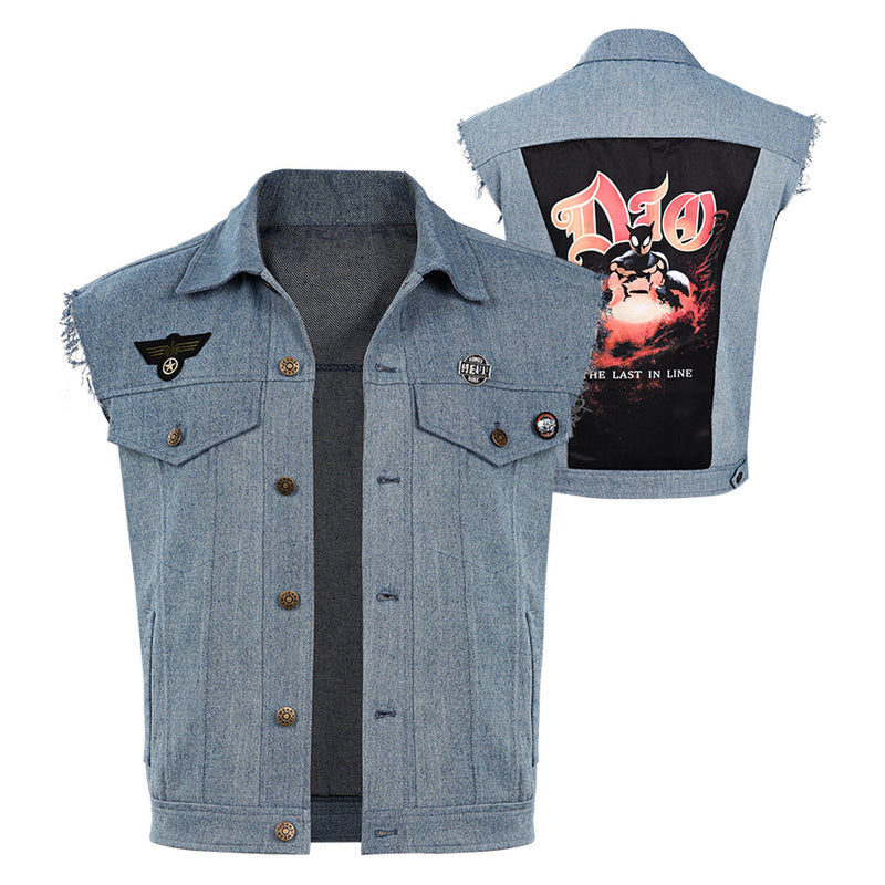 Stranger Things Season 4 (2022) Steve Harrington Cowboy Vest Retro Denim Vest Jacket