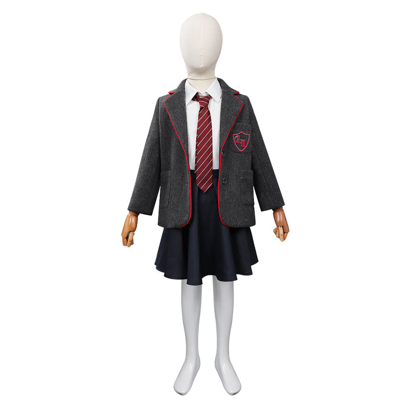 Roald Dahl’s Matilda the Musical Cosplay Costume Kids Children Uniform Skirt Shirt Coat Outfits