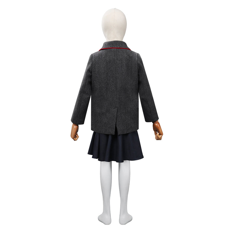 Roald Dahl’s Matilda the Musical Cosplay Costume Kids Children Uniform Skirt Shirt Coat Outfits