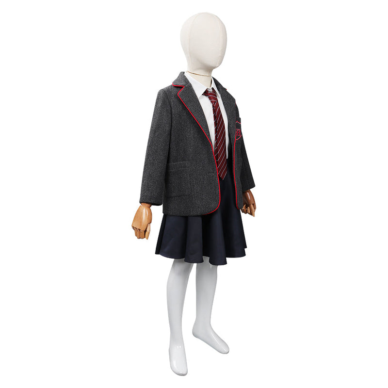 Roald Dahl’s Matilda the Musical Cosplay Costume Kids Children Uniform Skirt Shirt Coat Outfits