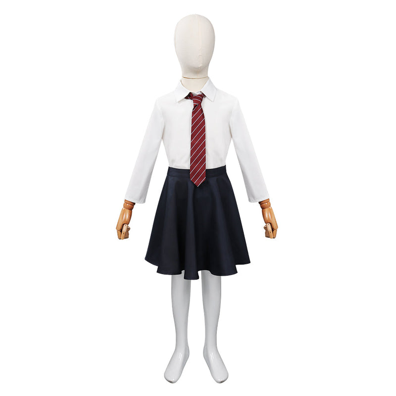 Roald Dahl’s Matilda the Musical Cosplay Costume Kids Children Uniform Skirt Shirt Coat Outfits