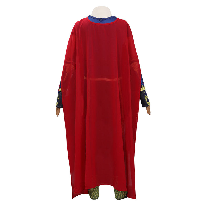 Kids Children Thor: Love and Thunder (2022) Thor Cosplay Costume Jumpsuit Cloak Outfits