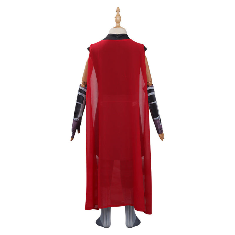 Kids Children Thor: Love and Thunder Thor Cosplay Costume Jumpsuit Cloak Outfits Halloween Carnival Suit