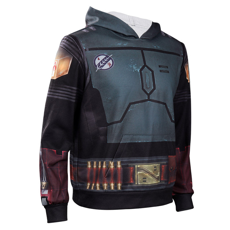 The Book of Boba Fett Original Design Cosplay Costume Hoodie Pullover Halloween Carnival Suit