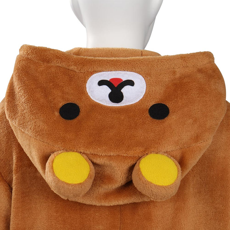 Rilakkuma Theme Park Adventure Brother Bear Cosplay Costume Jumpsuit Sleepwear Outfits Halloween Carnival Suit