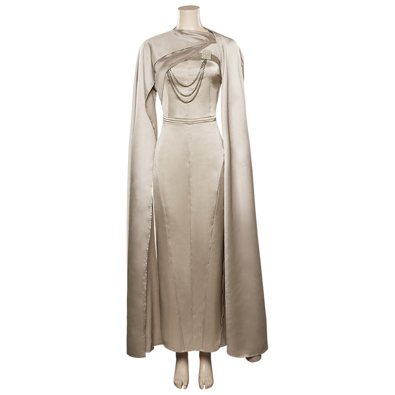 Star Wars Andor Season 1 Mon Mothma Cosplay Costume Cloak Outfits Halloween Carnival Suit