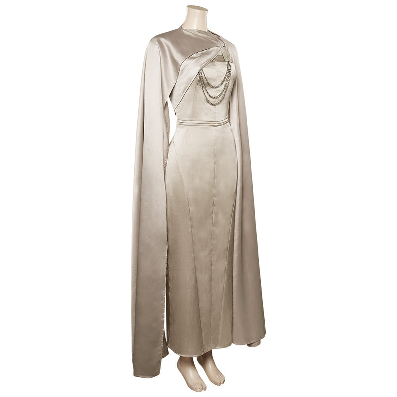 Star Wars Andor Season 1 Mon Mothma Cosplay Costume Cloak Outfits Halloween Carnival Suit