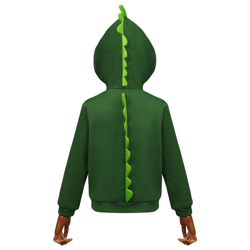 Kids Children Little Dinosaur Cosplay Hoodie Masquerade Halloween Carnival Suit