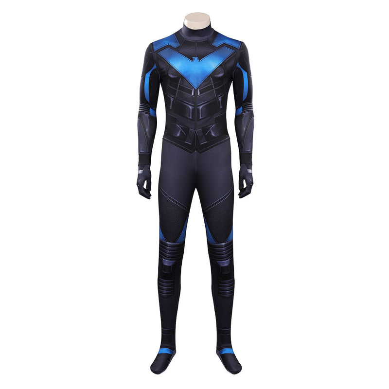 Gotham Knights Nightwing Cosplay Costume Jumpsuit Outfits Halloween Carnival Party Suit