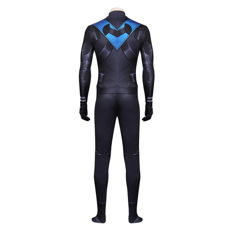 Gotham Knights Nightwing Cosplay Costume Jumpsuit Outfits Halloween Carnival Party Suit