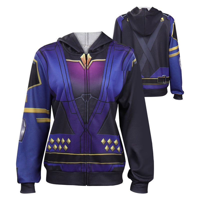 Valorant Reyna Original Design Cosplay Costume Hoodie Coat Outfits Halloween Carnival Suit