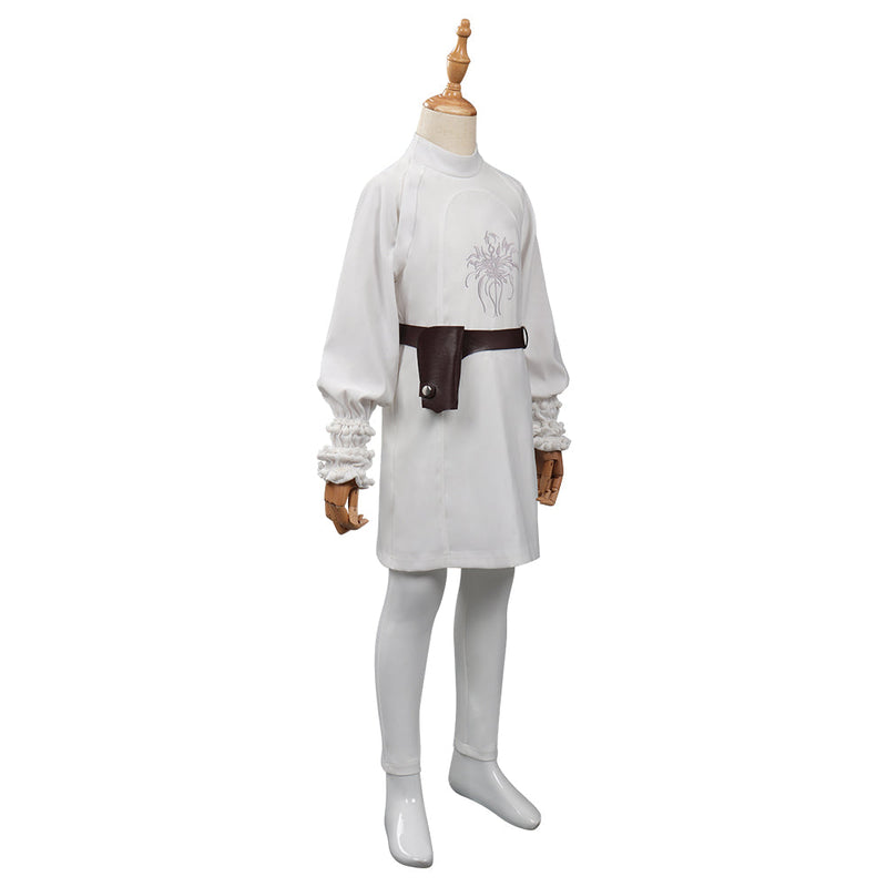 Kids Children Obi-Wan Kenobi -Leia Cosplay Costume Battle Suit Outfits Halloween Carnival Suit