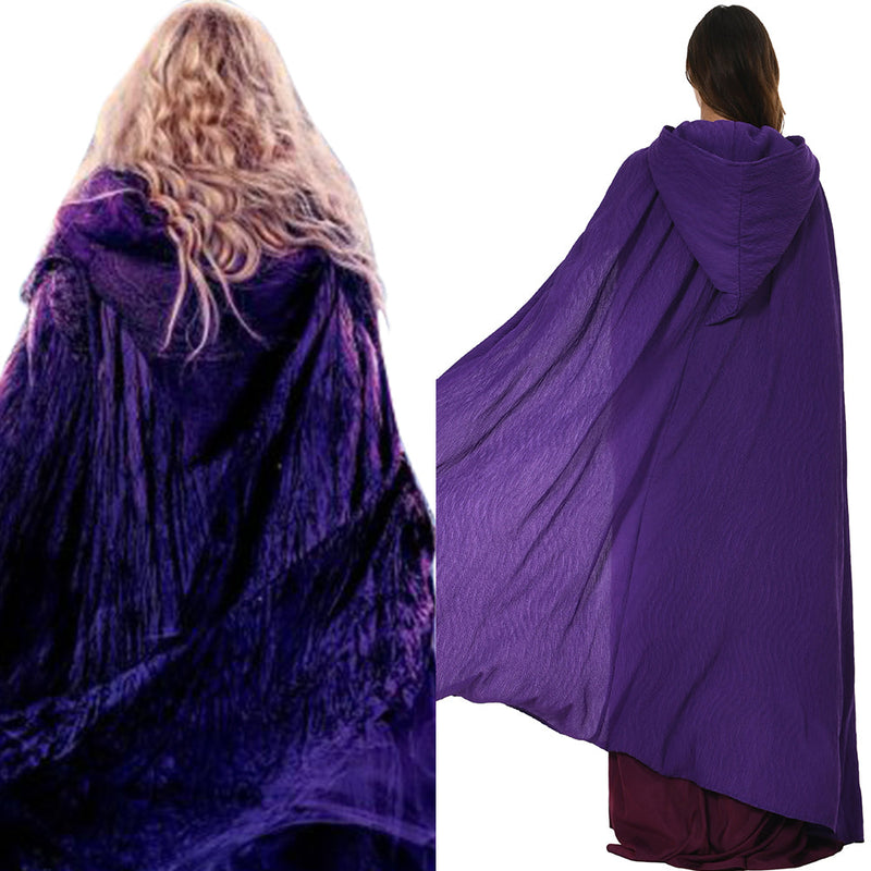 Hocus Pocus 2 Sarah Sanderson /Mary Sanderson Hooded Cloak Only