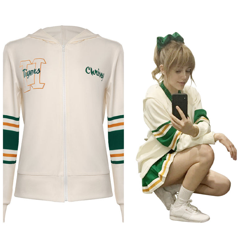 Kids Children Stranger Things Season 4 Chrissy Cosplay Costume Hawkins High School Uniform Coat