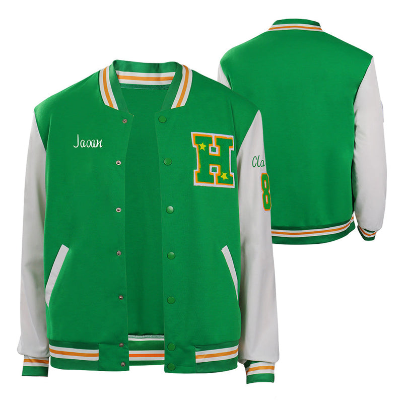 Stranger Things Season 4 Jonathan Byers Cosplay Costume Baseball Jacket Coat Outfit