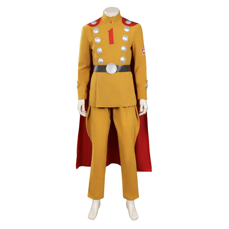 Dragon Ball Super：SUPER HERO Gamm 1 Cosplay Costume Top Pants Cloak Outfits Halloween Carnival Suit