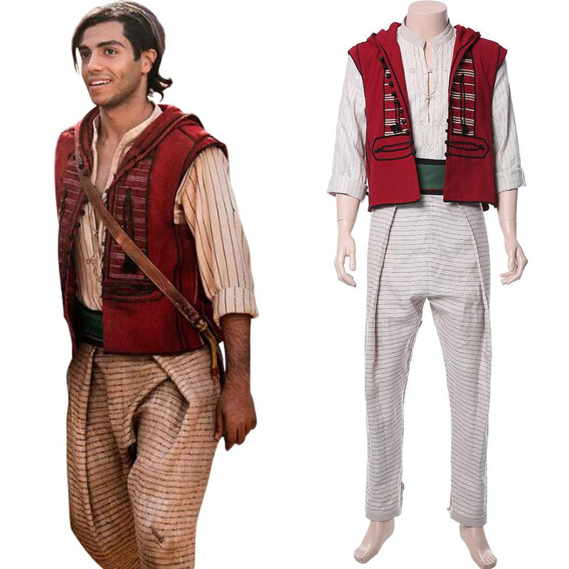 2019 Movie Aladdin Costume for Mens Halloween Cosplay Costume