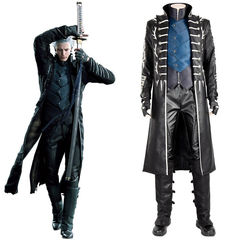 Devil May Cry 5 Vergil Outfit Cosplay Costume