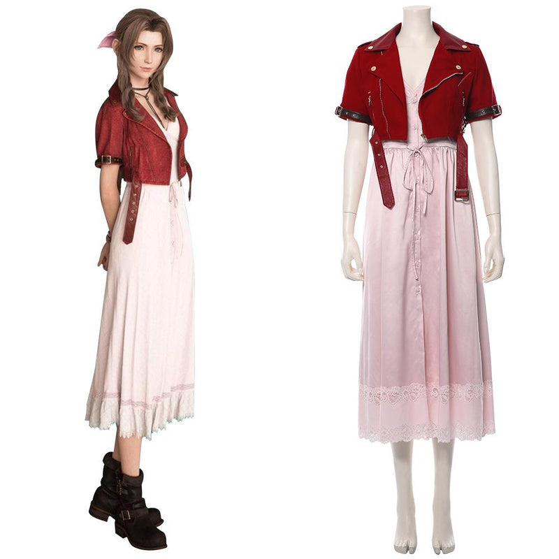 Final Fantasy VII Remake Aerith Gainsborough Cosplay Costume