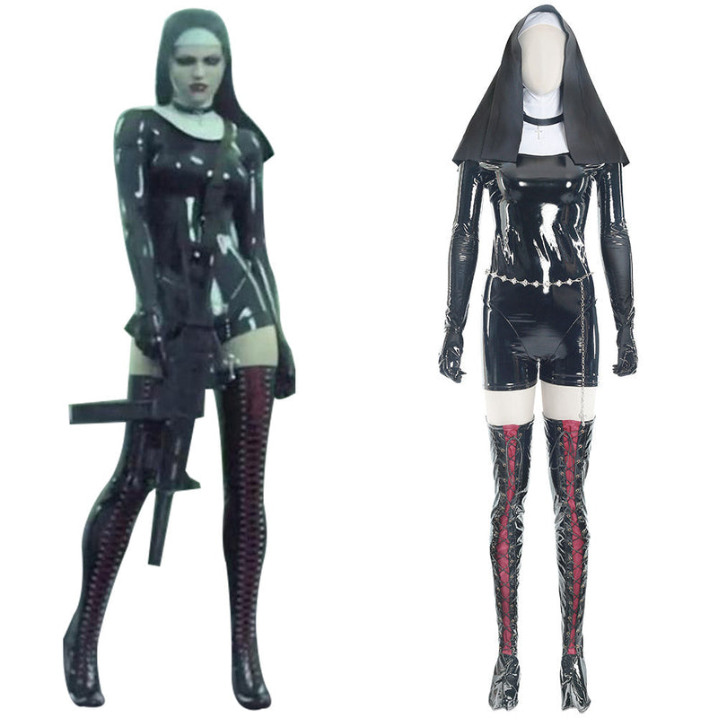 Nun Hitman 5: Absolution Sister Rosewood Orphanage Uniform Cosplay Costume