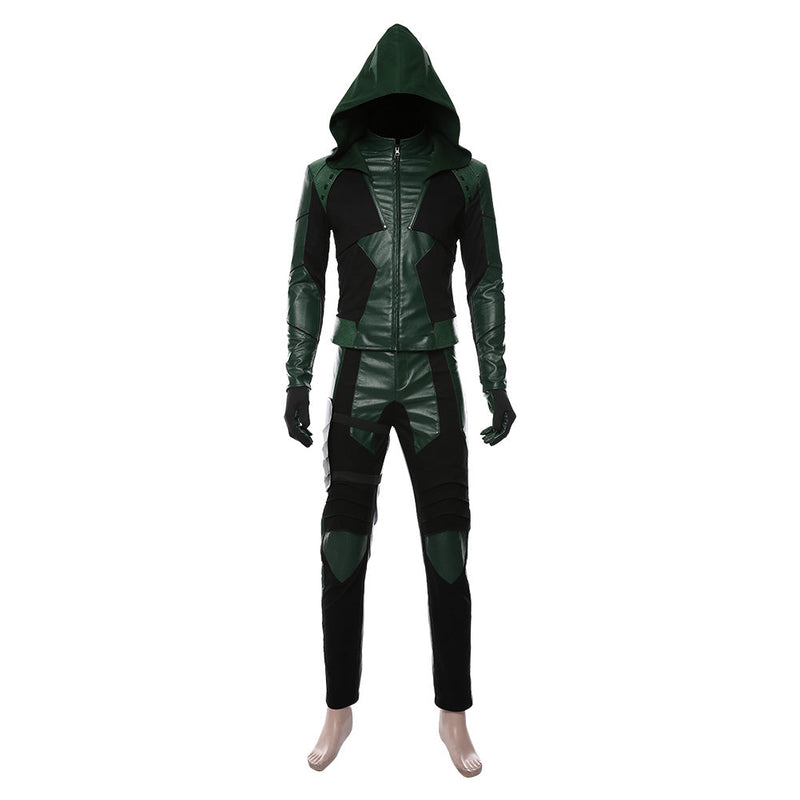 Green Arrow Season 8 Oliver Queen Outfit Cosplay Costume