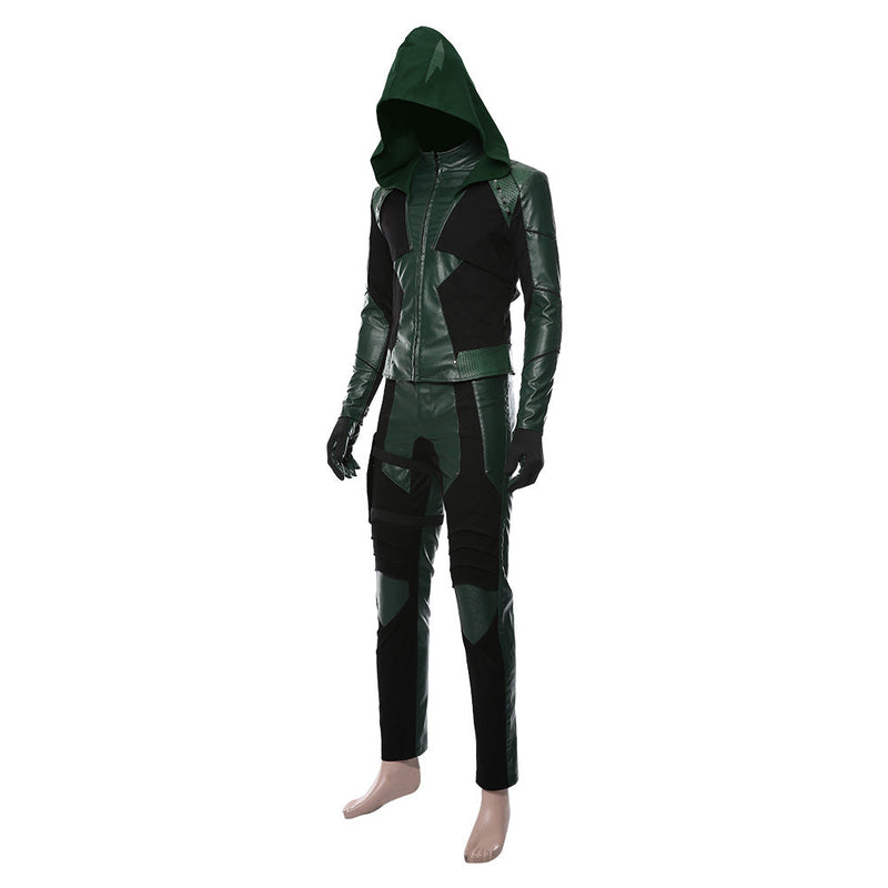 Green Arrow Season 8 Oliver Queen Outfit Cosplay Costume