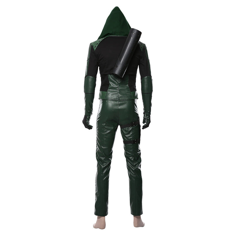 Green Arrow Season 8 Oliver Queen Outfit Cosplay Costume