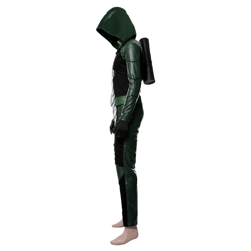 Green Arrow Season 8 Oliver Queen Outfit Cosplay Costume