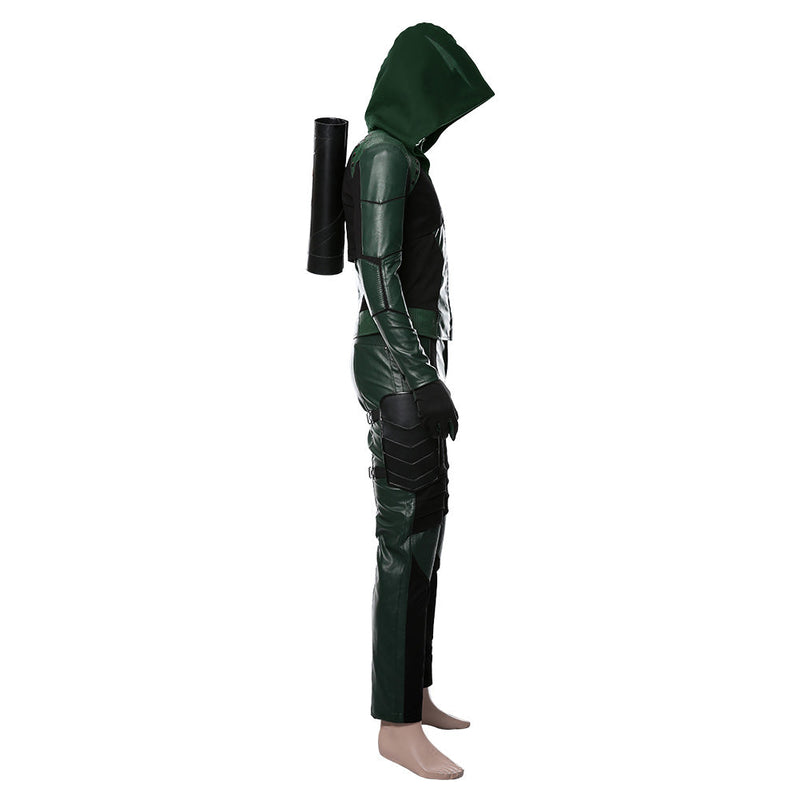 Green Arrow Season 8 Oliver Queen Outfit Cosplay Costume