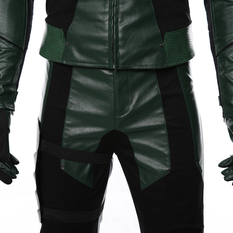 Green Arrow Season 8 Oliver Queen Outfit Cosplay Costume