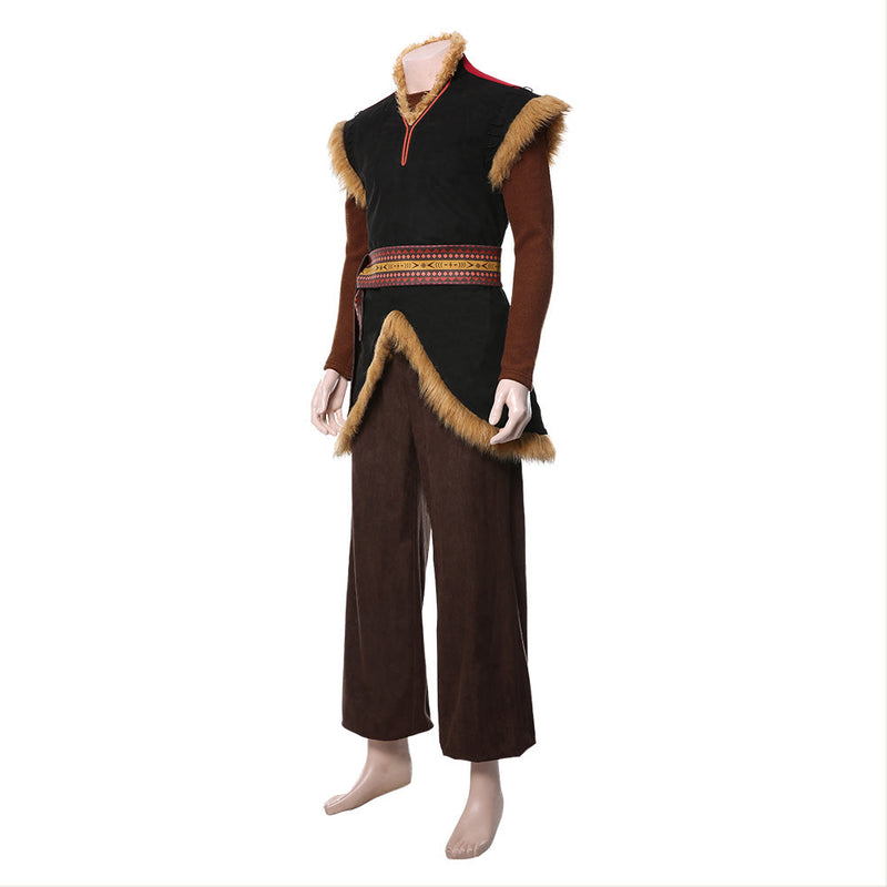 Frozen 2 Prince Kristoff Outfit Comic-con Party Cosplay Costume