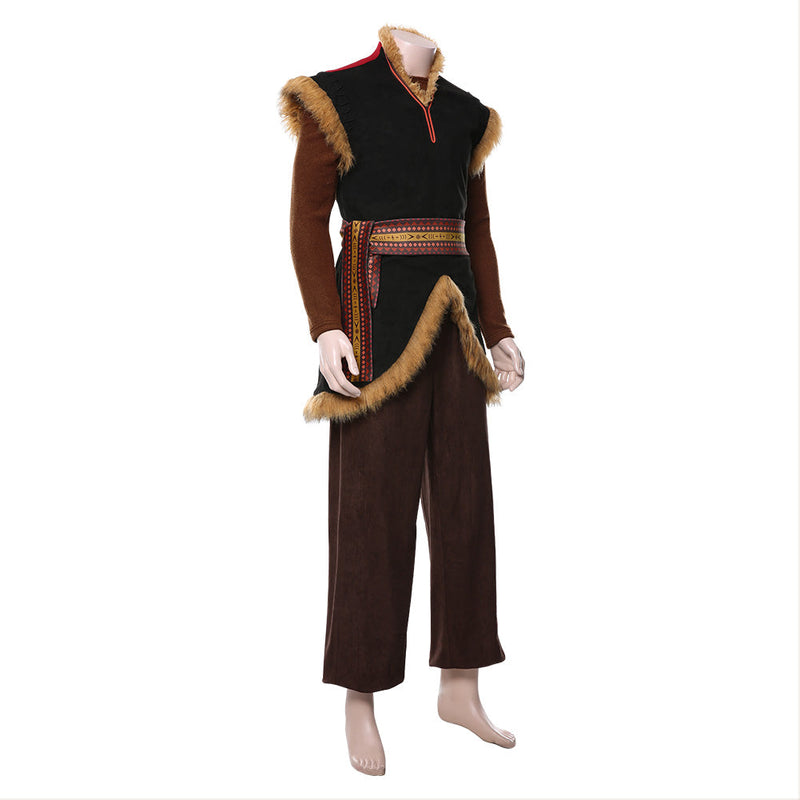 Frozen 2 Prince Kristoff Outfit Comic-con Party Cosplay Costume