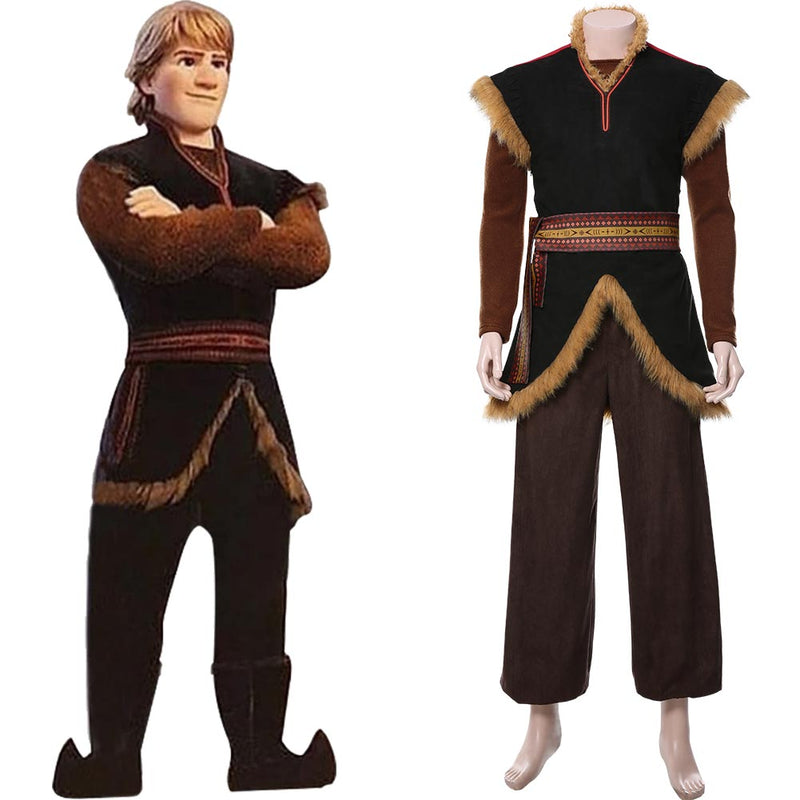 Frozen 2 Prince Kristoff Outfit Comic-con Party Cosplay Costume