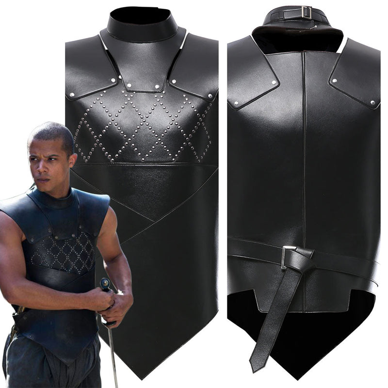 Game of Thrones Gray Worm Vest Suit Cosplay Costume