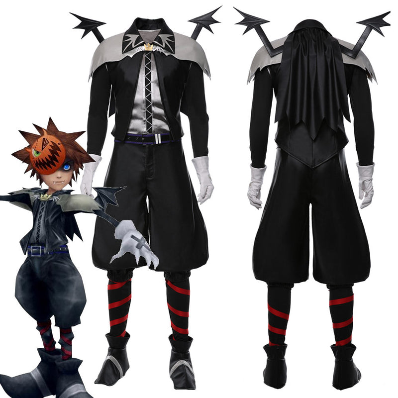 Kingdom Hearts Sora Skin Vampire Halloween Suit Cosplay Costume