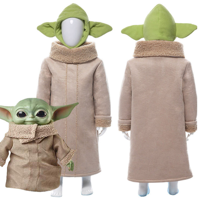 Star Wars The Mandalorian Baby Yoda Suit For Kids Children Cosplay Costume