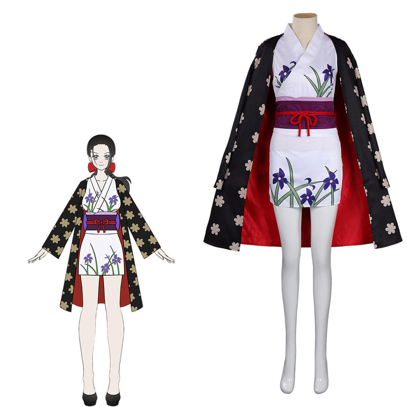 One Piece Onigashima Nico·Robin Cosplay Costume Outfits Halloween Carnival Suit