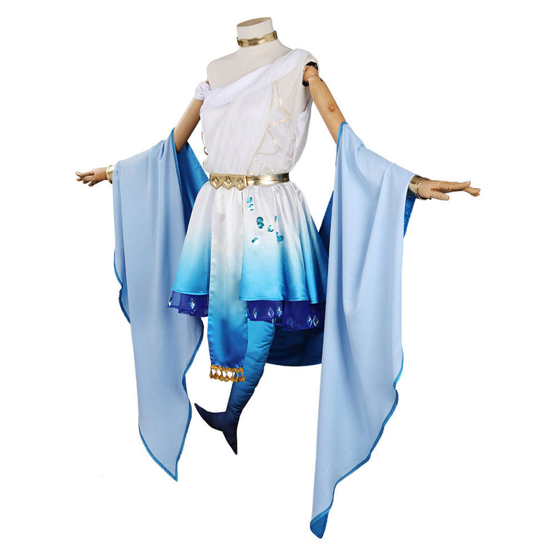 Hololive Vtuber Gawr Gura Cosplay Costume Outfits Halloween Carnival Suit